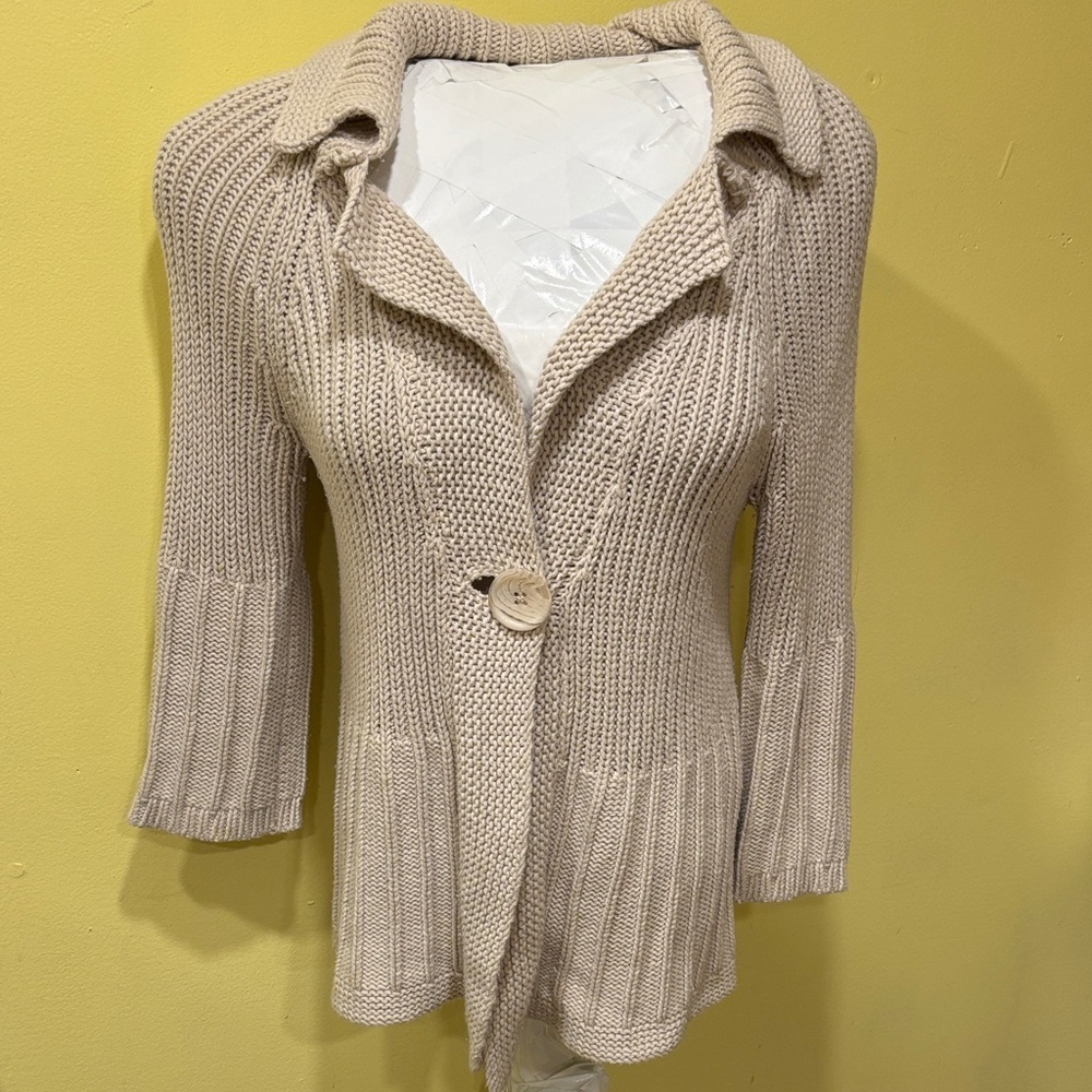 LOFT Soft Beige Knit Sweater